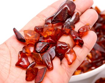 Baltic Amber Gemstone – Genuine Baltic Amber Stone for Healing & Crafts