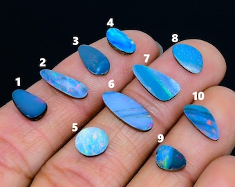 Australian Opal Cabochon: 2.25 Cts Natural Multicolor Loose Gemstone