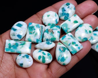 Valuable Opal Turquoise Gemstone, Opal Turquoise Crystal, Natural Opal Turquoise, Polished Opal Turquoise Gemstone Wholesale Lot Loose Stone