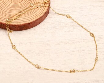 Lemon Quartz Gemstone 925 Sterling Silver Pendant Oval Shape Gem November Birthstone Jewelry