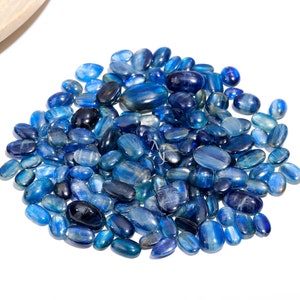 Wholesale Lot: Natural Blue Kyanite Gemstone Cabochons