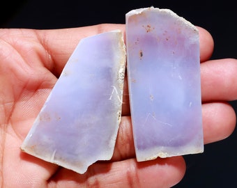 Crystal Healing Blue Chalcedony – Polish Raw Stone Wholesale Gemstone Lot