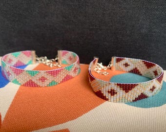 Geweven Miyuki Delica kralen armband, Miyuki kralen armband, armband, cadeau voor haar