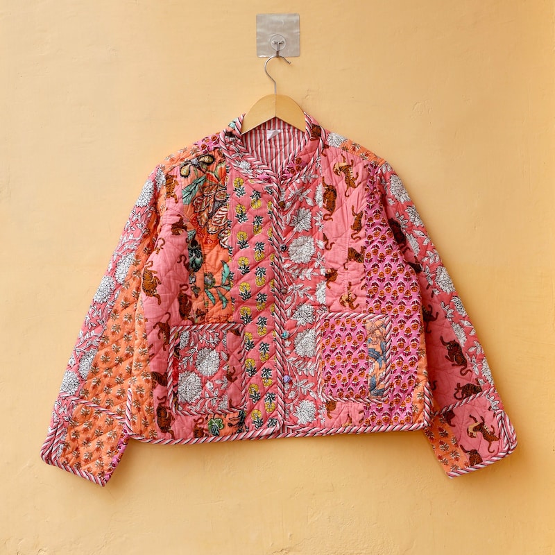 Long Patchwork Quilt Jacket - Etsy