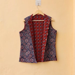 Cotton sleeveless jackets for ladies 2025