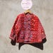 Handmade Cotton Quilted Jacket, Floral Patchwork Reversible Boho Coat ...