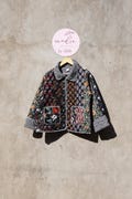 Handcrafted Cotton Quilted Patchwork Jacket, Boho Floral Reversible Coat – Vintage Kantha Kimono, Christmas Gift for Her product logo