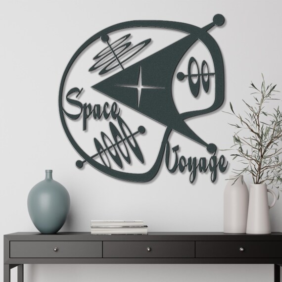 Space Voyage Atomic Age MCM Modern Wall Art