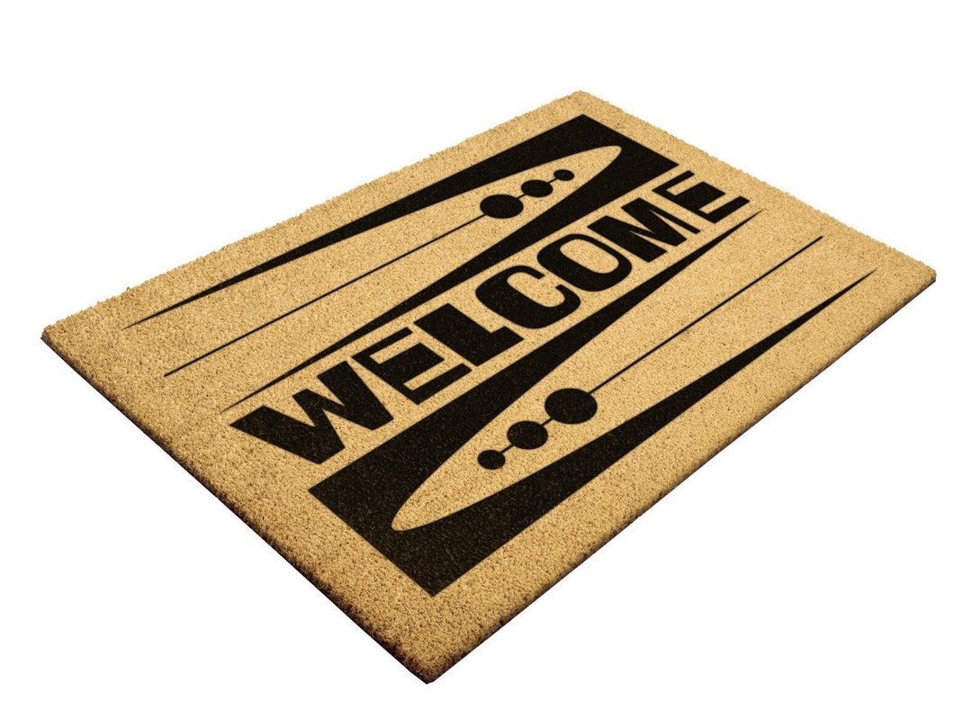 Mid Century Modern COIR BRISTLE DOORMAT Durable Outdoor Fade Resistant