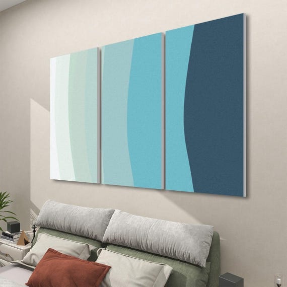 3 Panels Sound Absorbing Wall Art