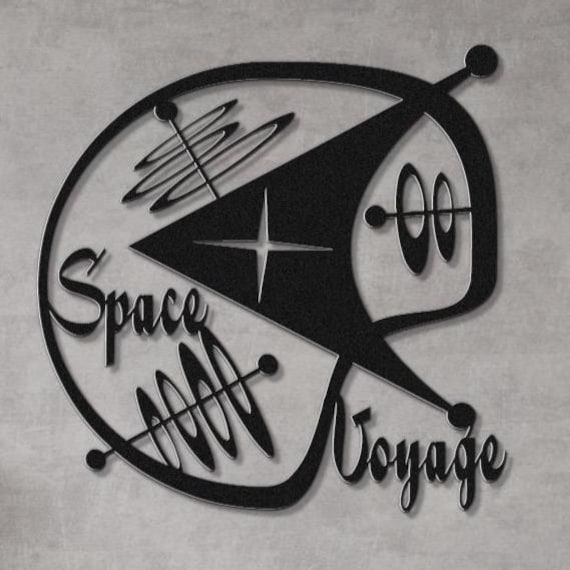 Space Voyage Atomic Age MCM Modern Wall Art