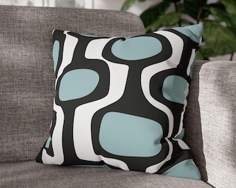 Modern Geometric Throw Pillow, Retro Accent Cushion for Boho Decor, Stylish Home Gift, Mid-Century Modern Design, Cozy Living Room, Unique