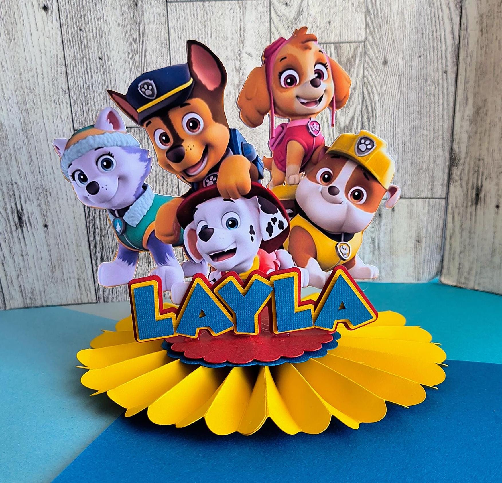 Personalized Character Center Pieces - Choose your Character - Party Packages available