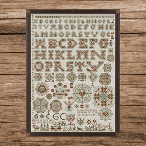 Gooitie Cornelis Sampler 1701 | Counted Cross Stitch Pattern | Antique Sampler | Instant download | PDF | Pattern Keeper | Cross Stitch Saga