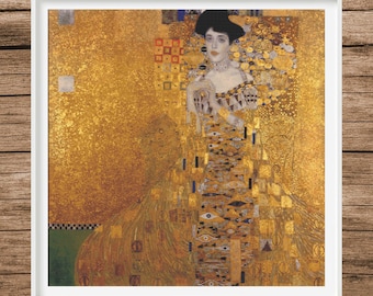 Adele Bloch-Bauer Cross Stitch Pattern by Klimt (PDF)