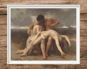 The First Mourning | Counted Cross Stitch Pattern | Famous painting | Instant download | PDF | Pattern Keeper | Saga