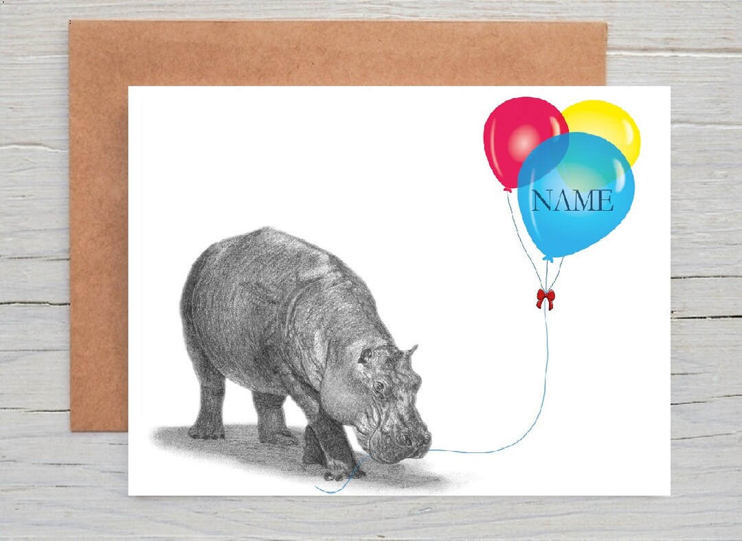 10 Meilleures Offres Carte De Vœux Hippopotame Au France