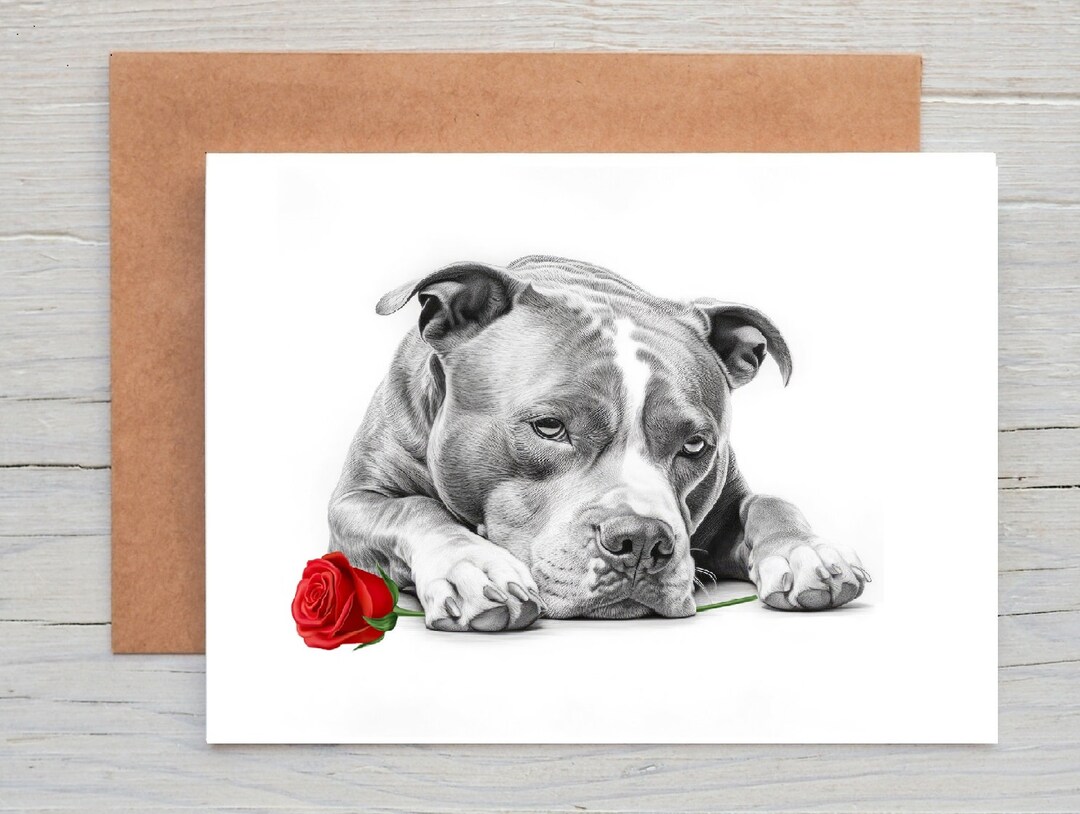 Staffy Staffie Staffordshire Bull Terrier no 10 Dog Love Valentines staffy-staffie-staffordshire-bull-terrier-no-10-dog-love-valentines