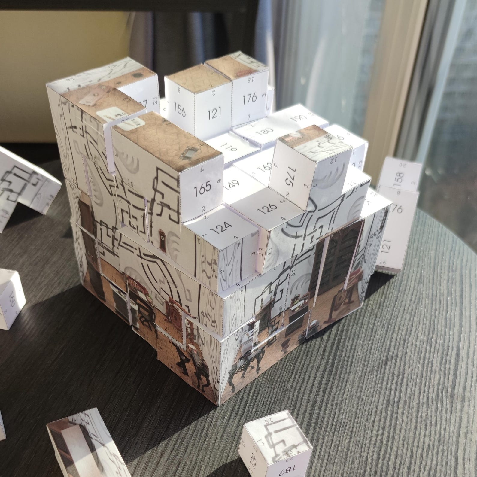 Paper Puzzle Model Unique 3D Puzzle: Paper Model Digital File ( 3 Products ). Digital ...