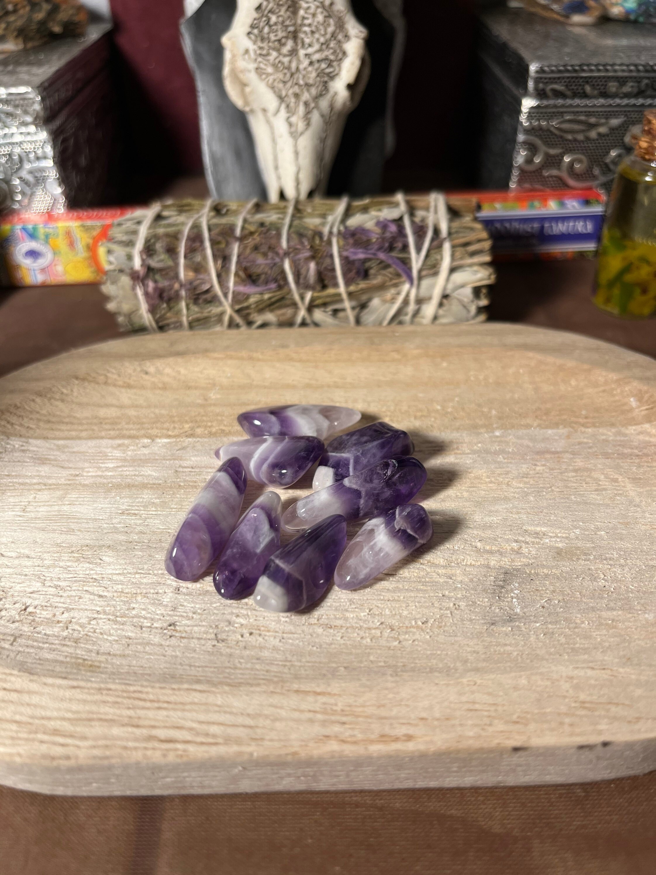 Améthyste Chevron Roulée