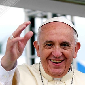 Pôster do Papa Francisco, Jorge Mario Bergoglio - Impressão do Papa Francisco no Reino Unido, UE e EUA. Envio doméstico.