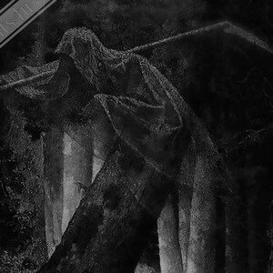 Death Poster - Arthur Grottger - Death In The Wilderness - Halloween Death Print UK, EU USA Domestic Shipping