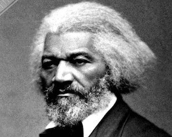 Frederick Douglass Vintage Photo Portrait: Abolitionist Poster