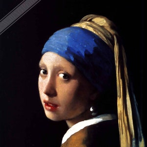 Girl With A Pearl Earring Poster, Vintage Masterpiece - Girl With A Pearl Earring Print UK & EU Shipping