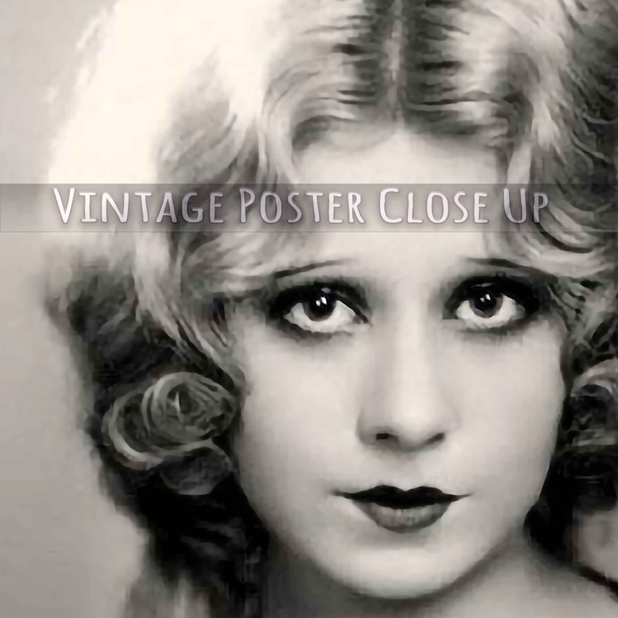 Faith Bacon Poster, Burlesque Dancer Vintage Art Retro Pin up Girl