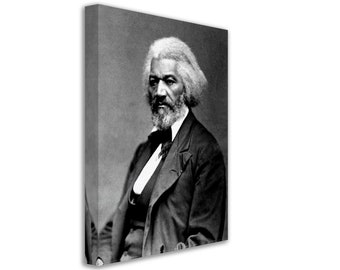 Frederick Douglass Canvas Print: Vintage Abolitionist Portrait
