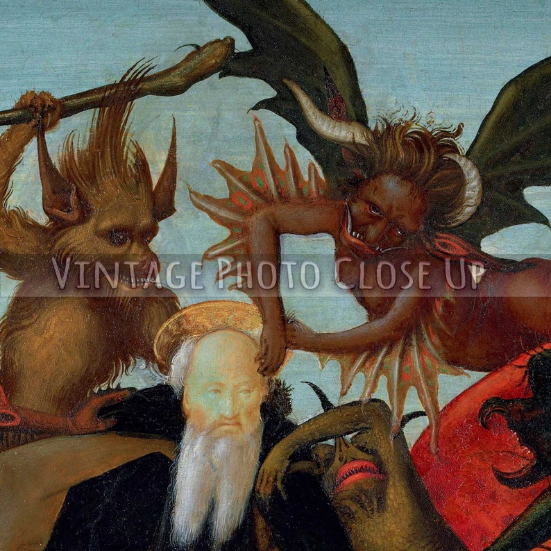 Michelangelo Poster Print Torment Of Saint Anthony Poster UK EU USA Domestic Shipping image 5