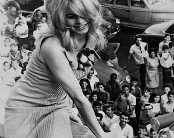 Brigitte Bardot Vintage Photo Print: Brazil, 1964