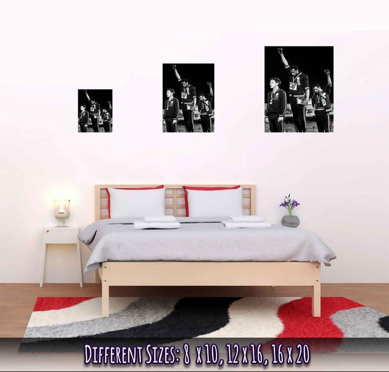 1968 Olympiade Black Power Salute Poster, Schwarze Geschichte Druck Bild 6