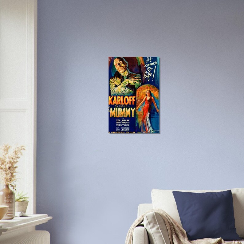 The Mummy 1932 Movie Poster: Vintage Horror Film Art - Etsy