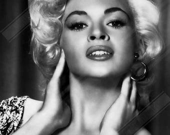 Jayne Mansfield Poster: Iconic 1950s Actress Print