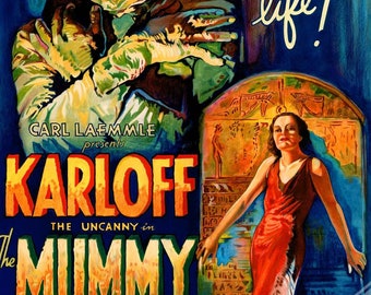 The Mummy 1932 Movie Poster: Vintage Horror Film Art
