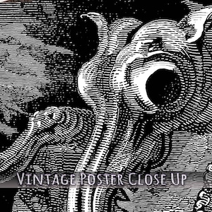 Gustave Dore Poster - Gnarled Monster Print, From The Legend Of Croquemitaine. UK, EU USA Domestic Shipping