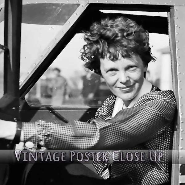 Amelia Earhart Art - Etsy
