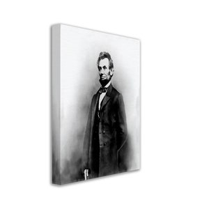 Abraham Lincoln Canvas, Abolished Slavery, Vintage Photo - Abraham Lincoln Canvas Print - 16th President UK, EU USA Domestic Shipping
