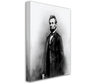Stampa su tela di Abraham Lincoln: ritratto d'epoca del 16° presidente