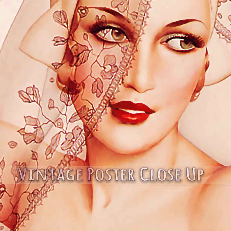 Vintage Pin Up Girl Poster Alberto Vargas Topless Pin Up Etsy