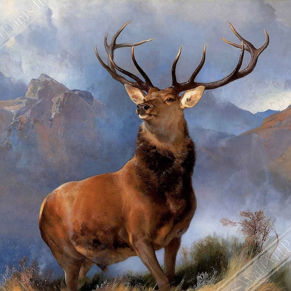 Monarch of the Glen Print: Sir Edwin Landseer Stag Poster