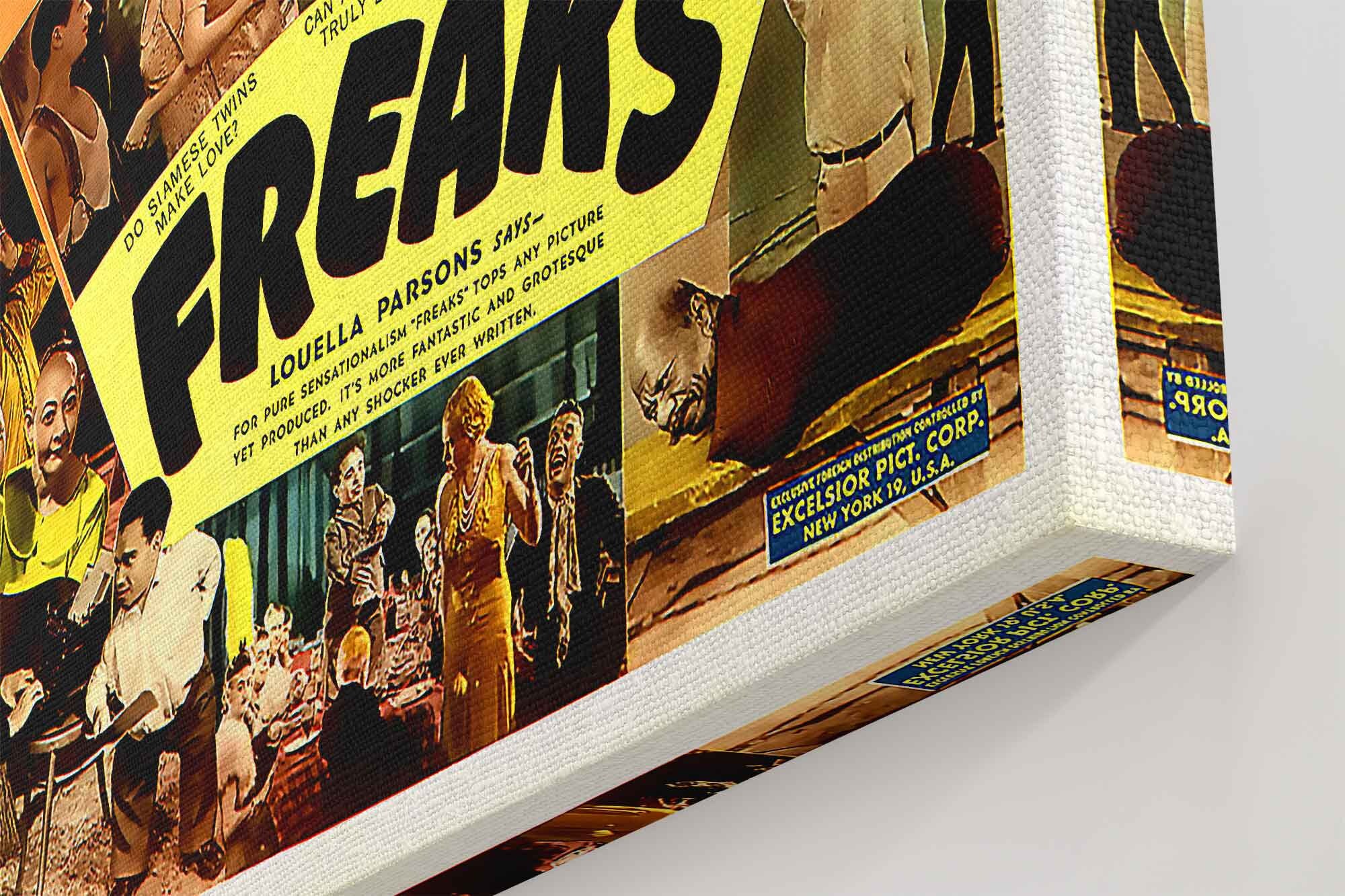 Affiche De Film Originale Freaks (Classique) – Papier 300g, Neuve
