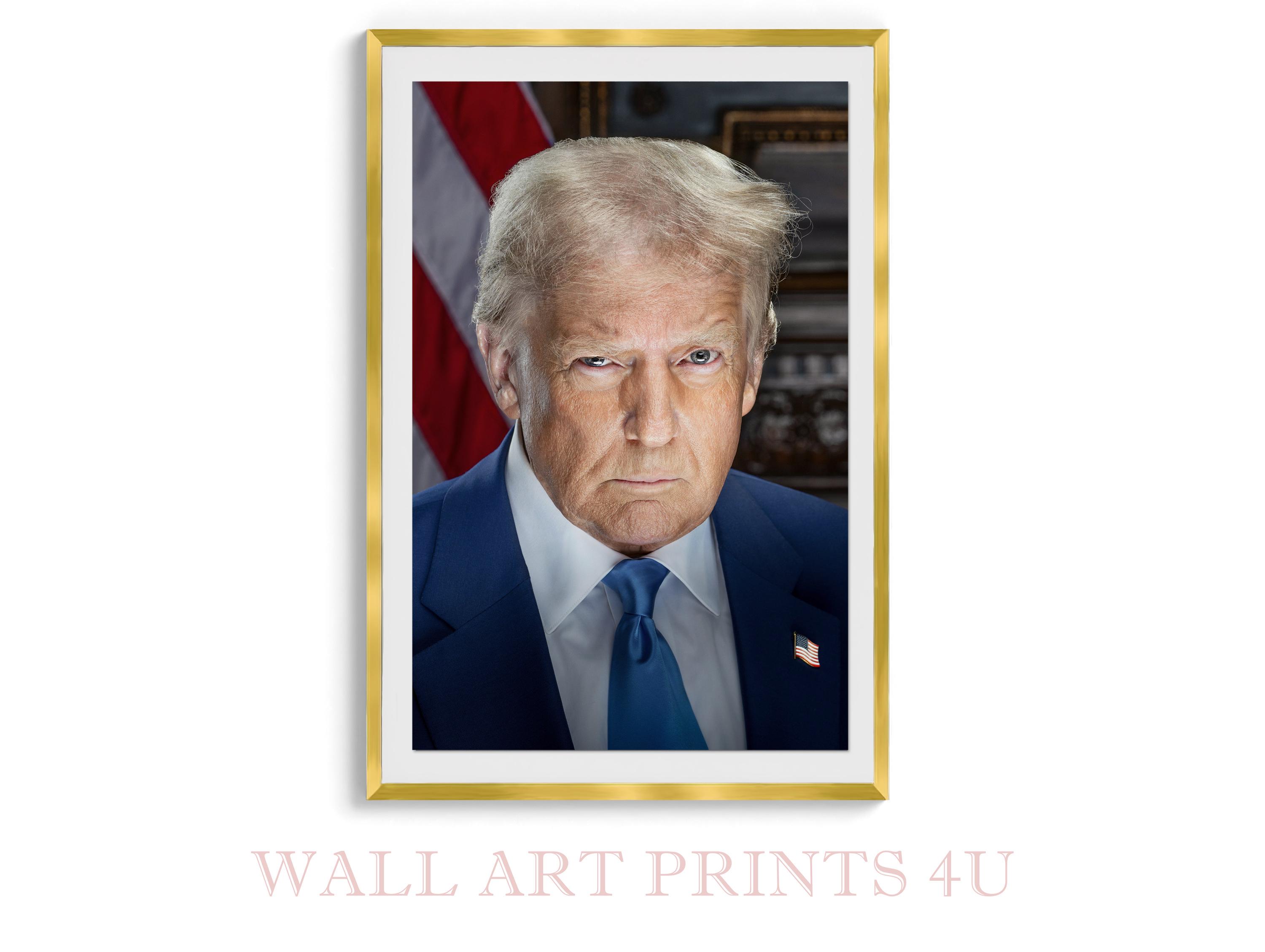 ドナルド・トランプ デジタルダウンロード 大統領肖像画 第47代大統領