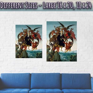Michelangelo Poster Print Torment Of Saint Anthony Poster UK EU USA Domestic Shipping image 3