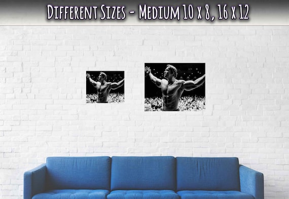 Arnold Schwarzenegger Mr Olympia Poster: Vintage Bodybuilding