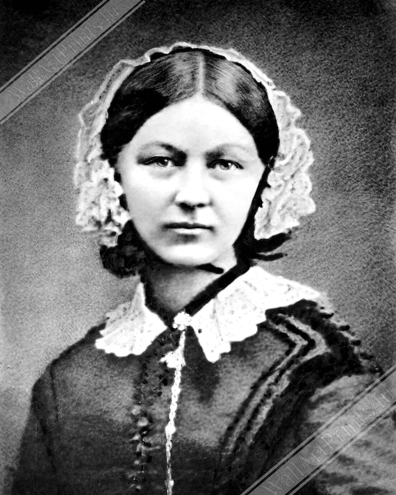 フローレンス・ナイチンゲールのヴィンテージ写真ポスター：1860年代の