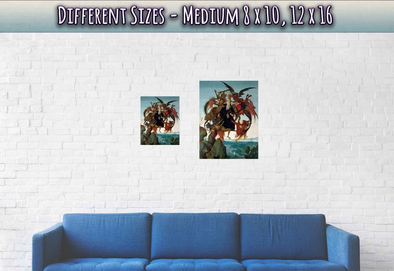 Michelangelo Poster Print Torment Of Saint Anthony Poster UK EU USA Domestic Shipping image 2