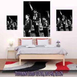 1968 Olympiade Black Power Salute Poster, Schwarze Geschichte Druck Bild 7