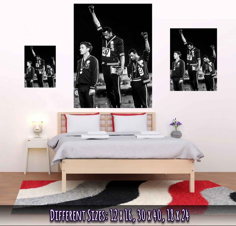 1968 Olympiade Black Power Salute Poster, Schwarze Geschichte Druck Bild 7